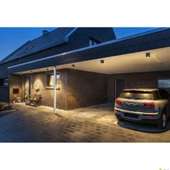 ENOLA SQUARE M, zewnętrzna oprawa sufitowa natynkowa LED, kolor antracytowy (1003421) - SLV