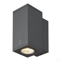 ENOLA SQUARE S, single lampa ścienna natynkowa LED outdoor, kolor antracytowy (1003416) - SLV