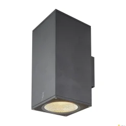 ENOLA SQUARE UP/DOWN L, lampa ścienna natynkowa LED outdoor, kolor antracytowy CCT 3000/4000K (1003438) - SLV