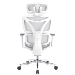 Ergonomiczny,regulowany fotel gamingowy Control Pro Biały (LV0657) - LVN SYSTEM