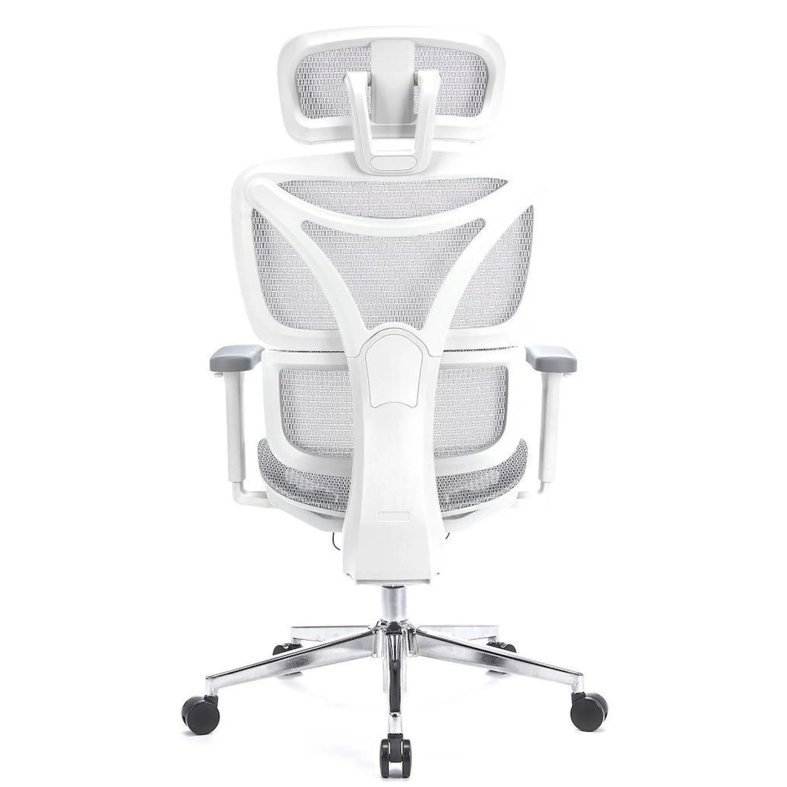 Ergonomiczny,regulowany fotel gamingowy Control Pro Biały (LV0657) - LVN SYSTEM