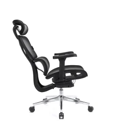 Ergonomiczny,regulowany fotel gamingowy Control Pro Czarny (LV0656) - LVN SYSTEM