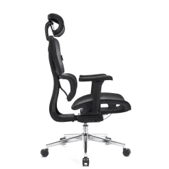 Ergonomiczny,regulowany fotel gamingowy Control Pro Czarny (LV0656) - LVN SYSTEM