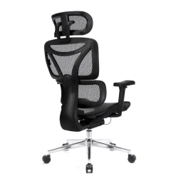 Ergonomiczny,regulowany fotel gamingowy Control Pro Czarny (LV0656) - LVN SYSTEM