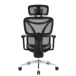 Ergonomiczny,regulowany fotel gamingowy Control Pro Czarny (LV0656) - LVN SYSTEM