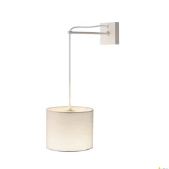 FENDA, abażur, okrągły, biały, Ø/W 30/20 cm (155582) - SLV