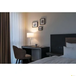 FENDA, abażur, okrągły, biały, Ø/W 30/20 cm (155582) - SLV