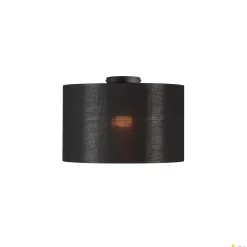 FENDA, abażur, okrągły, czarny/miedziany, Ø/W 45,5/28 cm (156122) - SLV