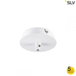 FITU rozeta, pojedyncza, okrągła, biała, 16A max.