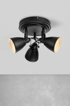 FJÄLLBACKA Sufitowa 3L Czarny IP44