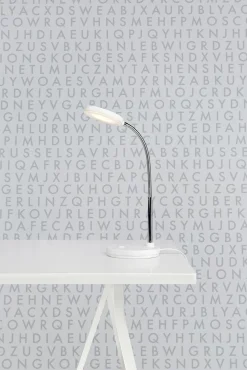 FLEX Stołowa 1L LED Biała/Chrom