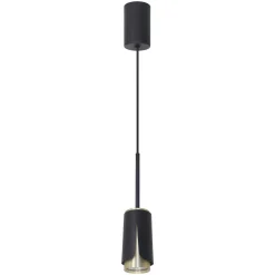 FLOWER BLACK GOLD LAMPA WISZĄCA 1xGU10 (ML0267) - Milagro