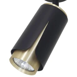FLOWER BLACK GOLD SPOT 1xGU10 (ML0264) - Milagro