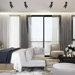 FLOWER BLACK GOLD SPOT 1xGU10 (ML0264) - Milagro