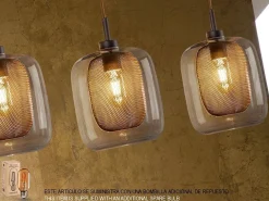 Fox lampa wisząca 4L (653422D) - Schuller