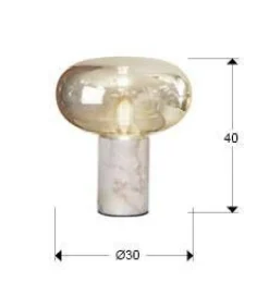 Fungi lampa stołowa 1L (837156) - Schuller