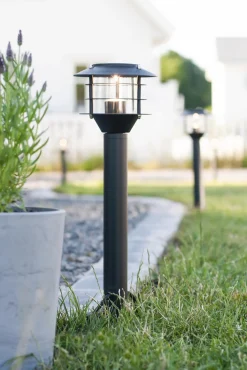 GARDEN 24 Słupek 3W 45cm Czarny