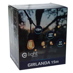 GIRLANDA 15 METRÓW (bez żarówek) (EKO6932) - Eko-Light