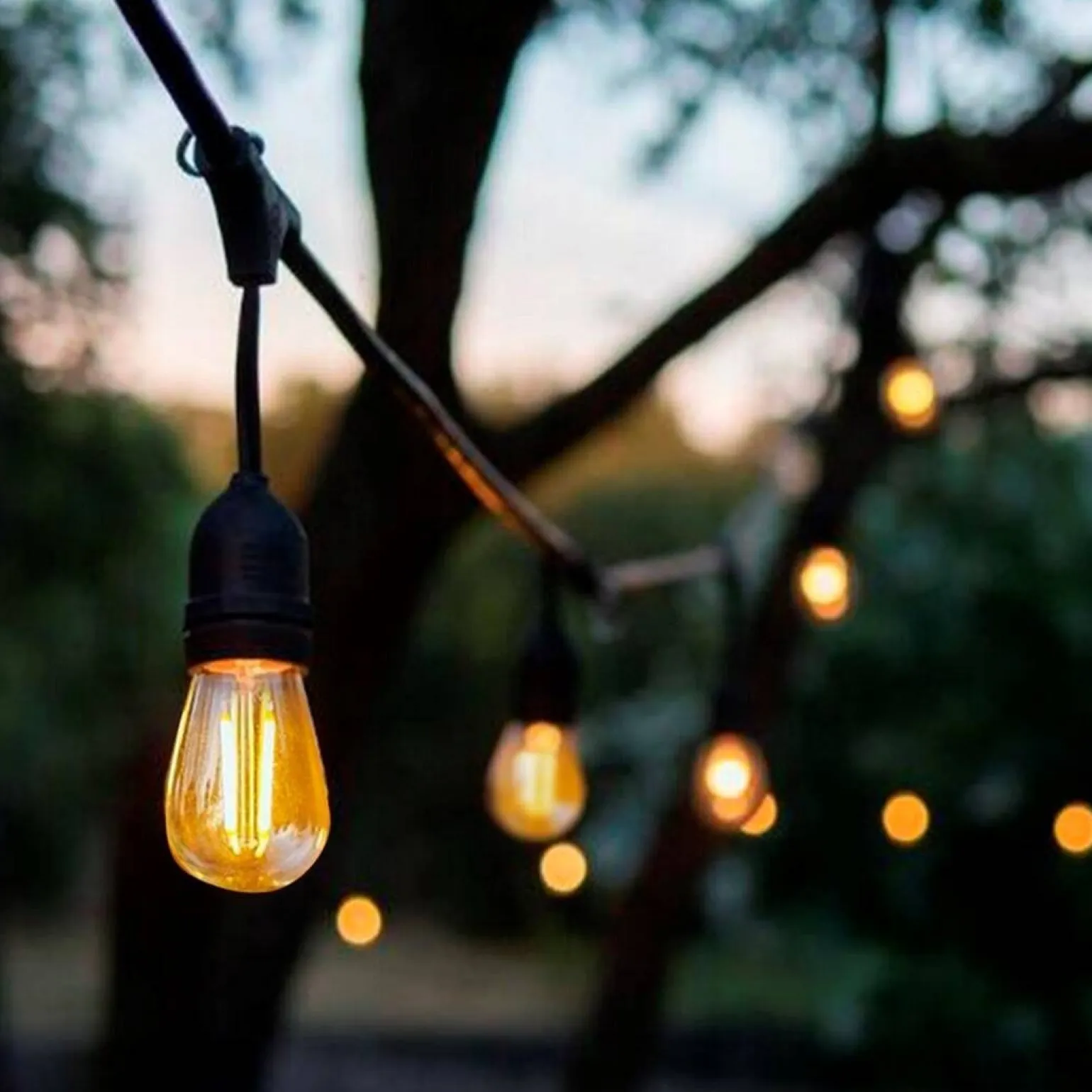 GIRLANDA 15 METRÓW (bez żarówek) (EKO6932) - Eko-Light