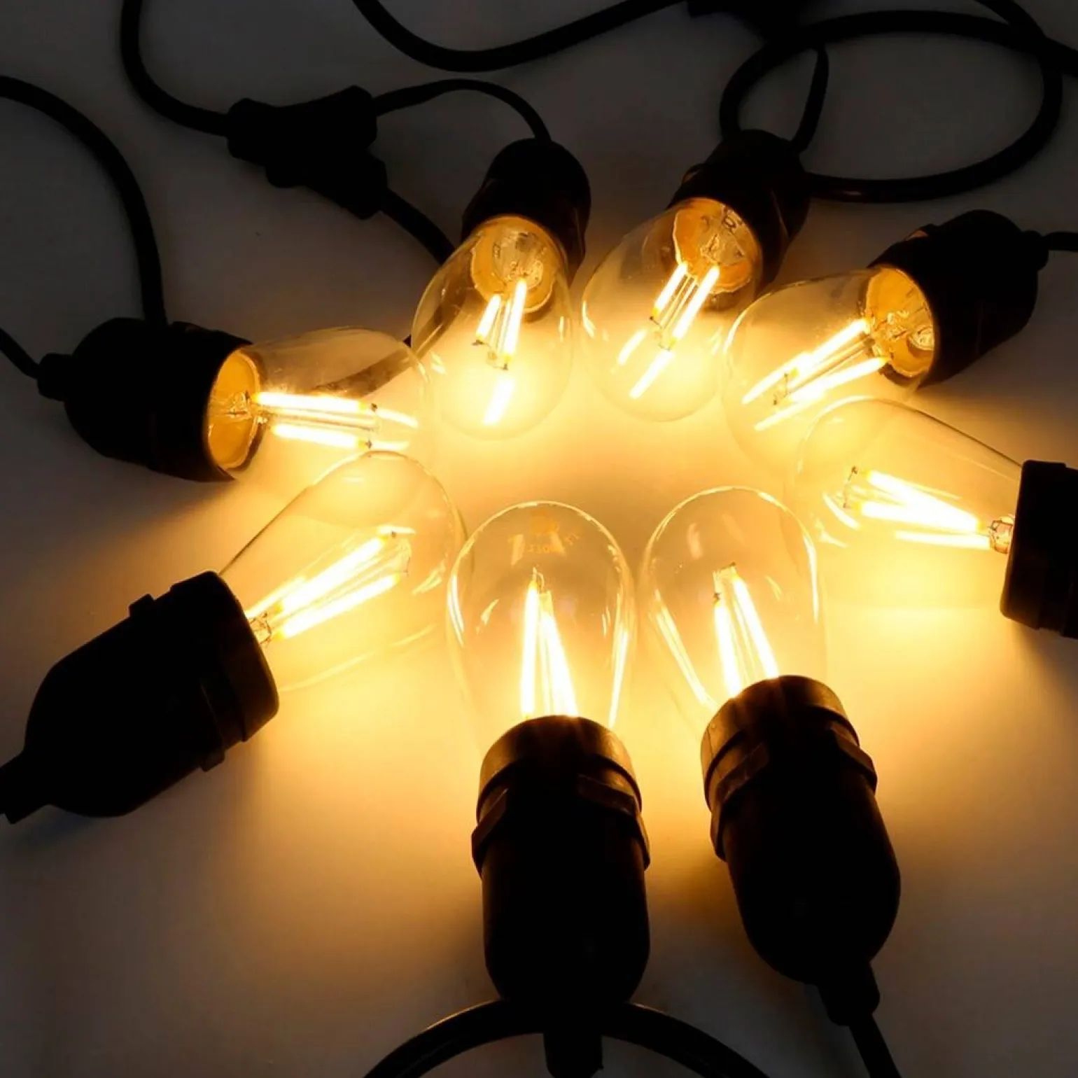 GIRLANDA 15 METRÓW (bez żarówek) (EKO6932) - Eko-Light