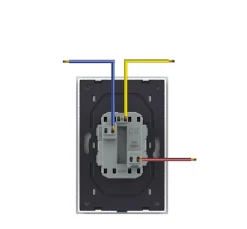 GNIAZDO ELEKTRYCZNE PODWÓJNE do pojedynczej puszki (VL-71EU2-63) - Livolo
