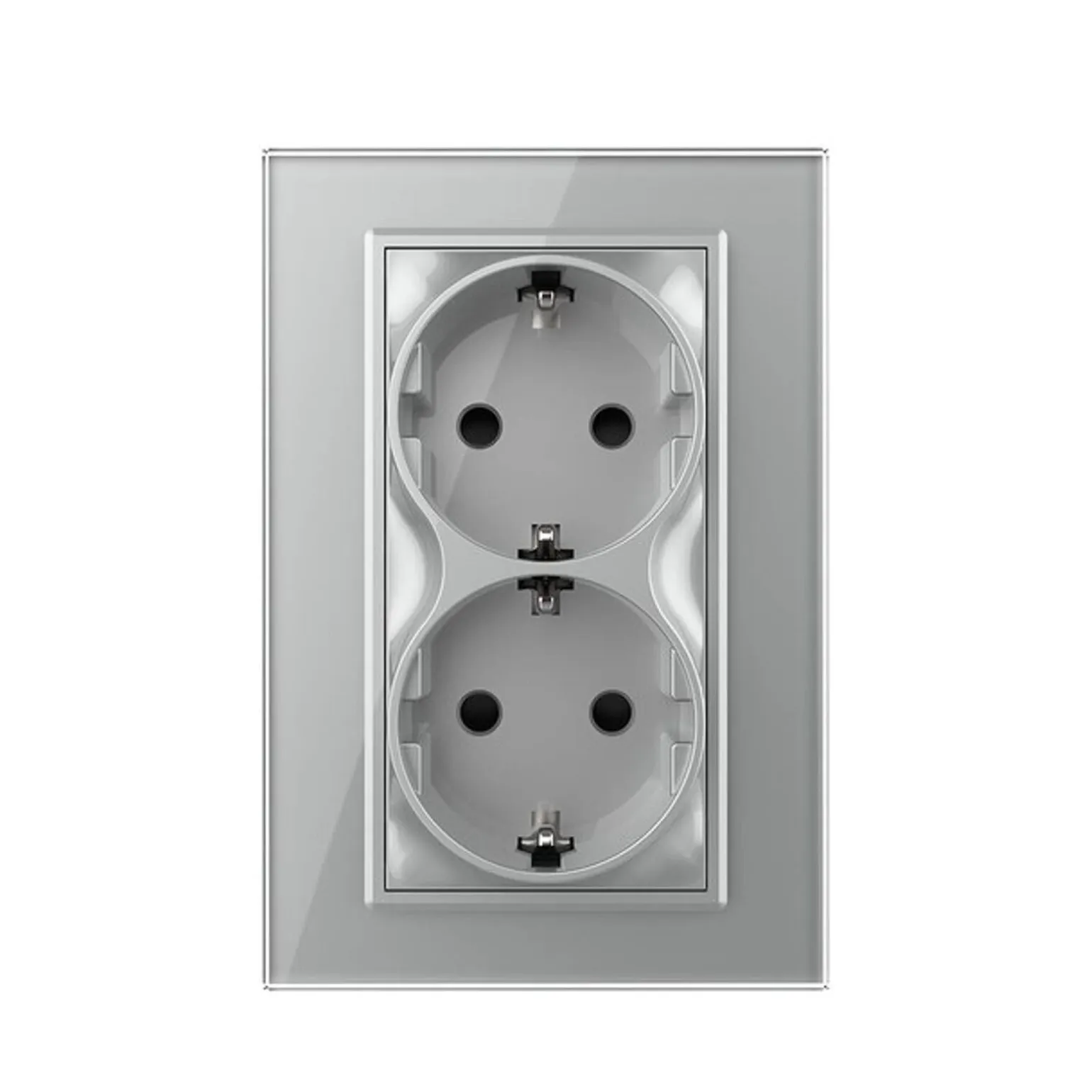 GNIAZDO ELEKTRYCZNE PODWÓJNE do pojedynczej puszki (VL-71EU2-64) - Livolo