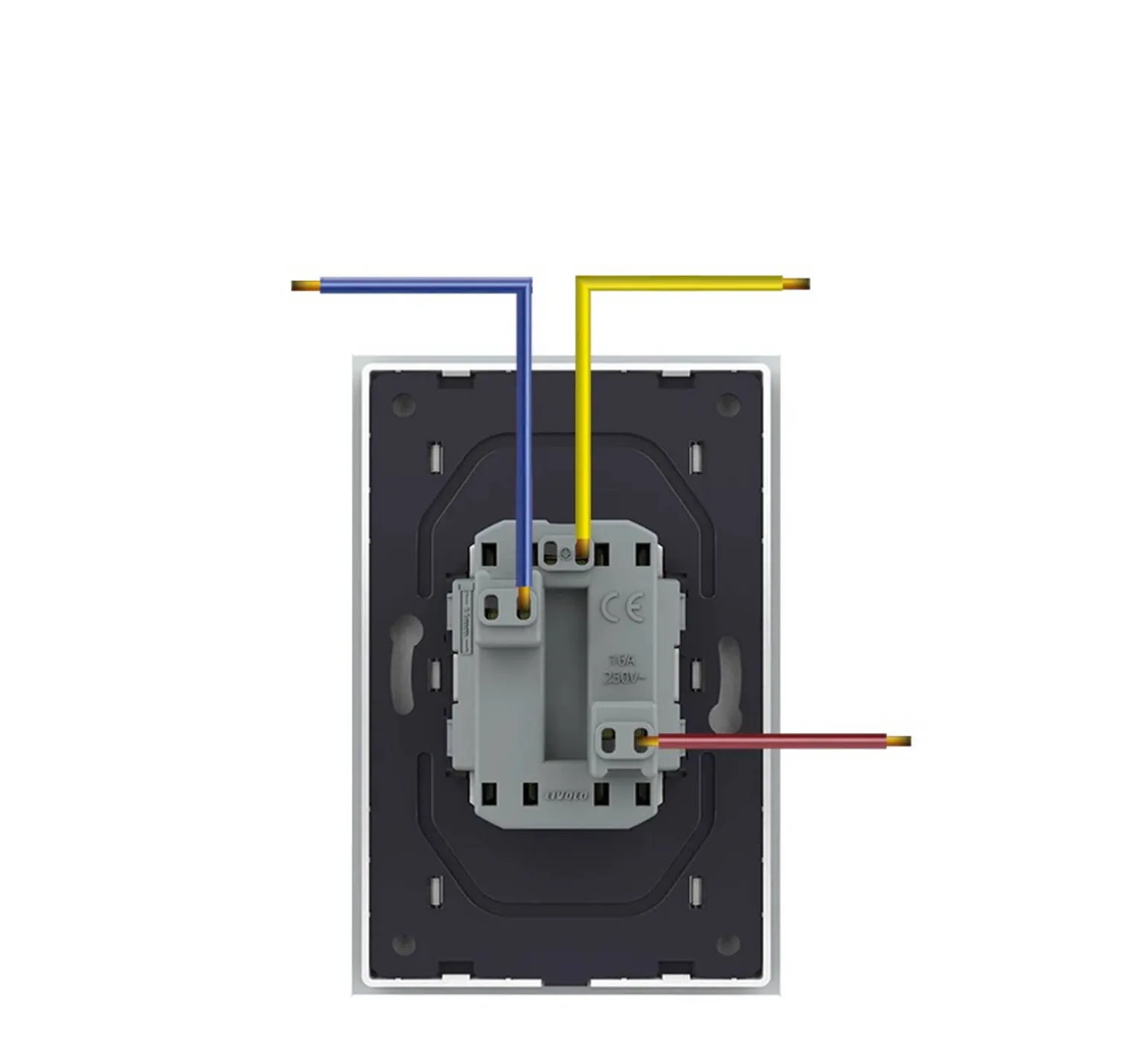 GNIAZDO ELEKTRYCZNE PODWÓJNE do pojedynczej puszki (VL-71EU2-64) - Livolo