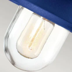 Granatowy kinkiet na elewację Klampenborg (KLAMPENBORG-NVB) - Elstead Lighting