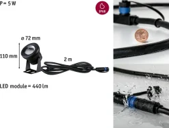Hermetyczna oprawa do oczka wodnego Plug & Shine POOL SPOT 5W IP68 24V (PL94559) - PAULMANN