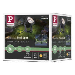 Hermetyczna oprawa do oczka wodnego Plug & Shine POOL SPOT 5W IP68 24V (PL94559) - PAULMANN