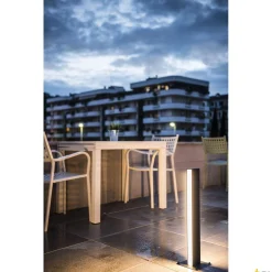 H-POL, lampa podłogowa i do oświetlania ścieżek, dwupunktowa, LED, 3000K, antracytowa, D/S/W 16,5/16,5/66 cm (232185) - SLV