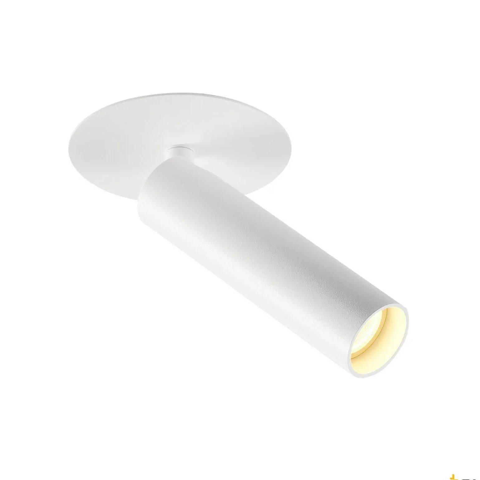 KARPO, lampa wpuszczana, jednopunktowa, LED, 3000K, kolor biały, płaska rozeta, 7,5W (152381) - SLV