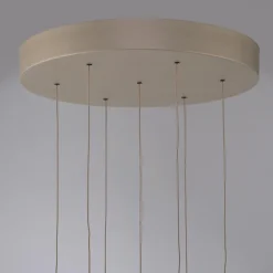 Kaskadowa lampa na pilota, z regulacją światła i wysokości BRĄZOWA (2587-97) - Paul Neuhaus