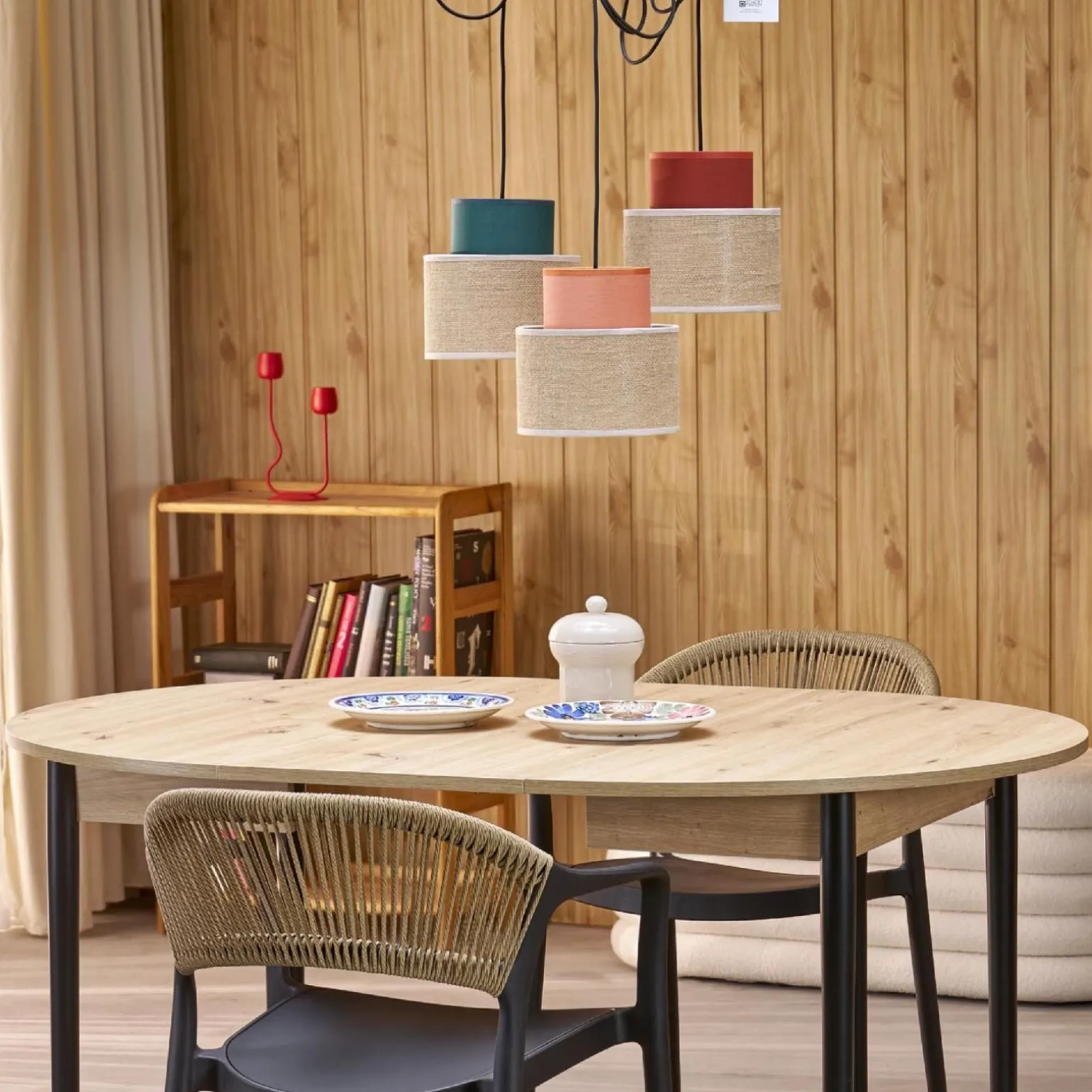 Kaskadowa lampa wisząca DUO JUTA MIX 3 (3140) - TK Lighting