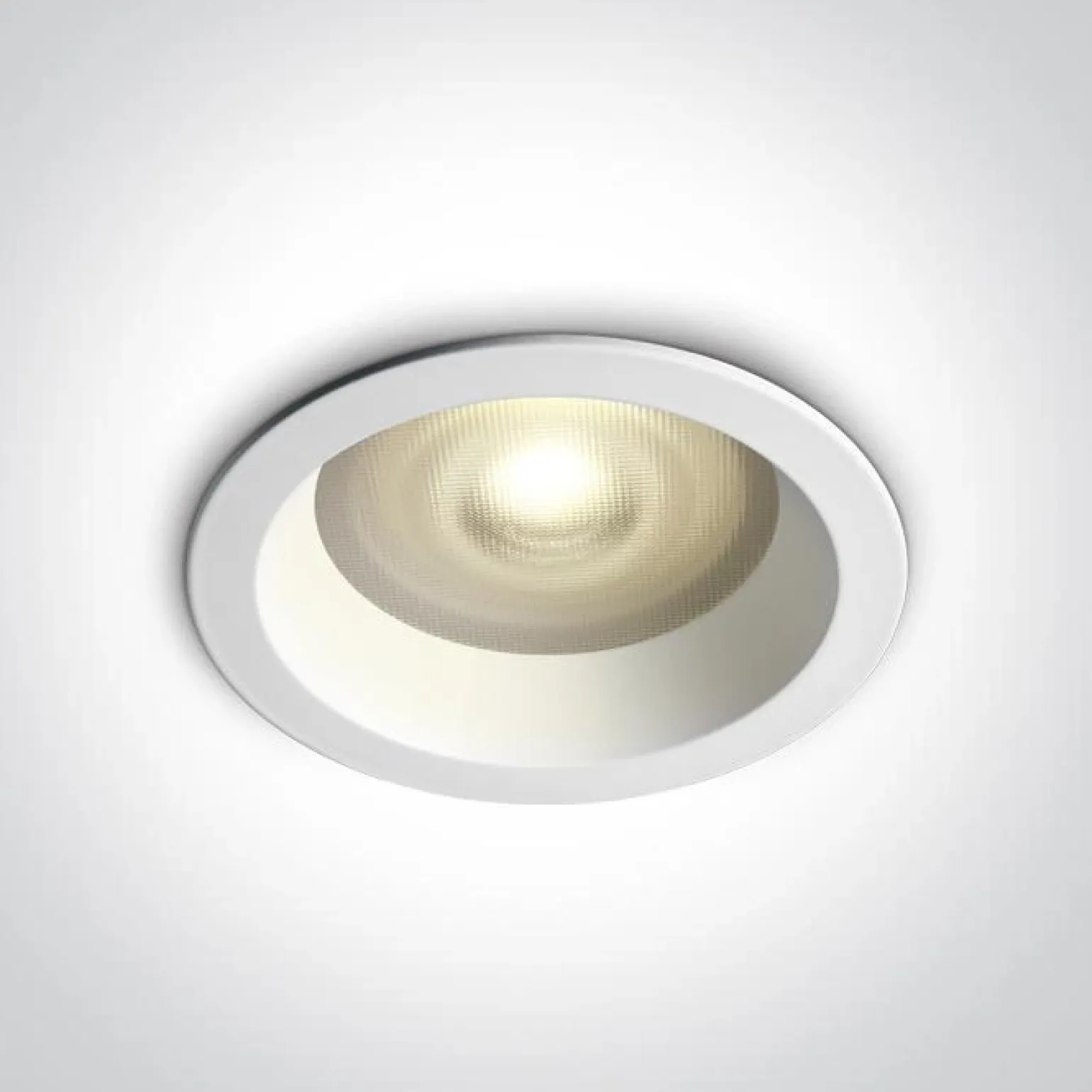 KEDARES wpust stały biały (10105R2P/W) - One Light