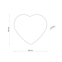 Kinkiet / lampa sufitowa HEART LEN (757) - TK Lighting