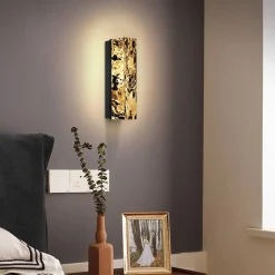 Kinkiet 6616 Marble Stone 607Y 6W 3000K 6 x 6 x 25 cm (Abigali-MWLS-6616-607Y)