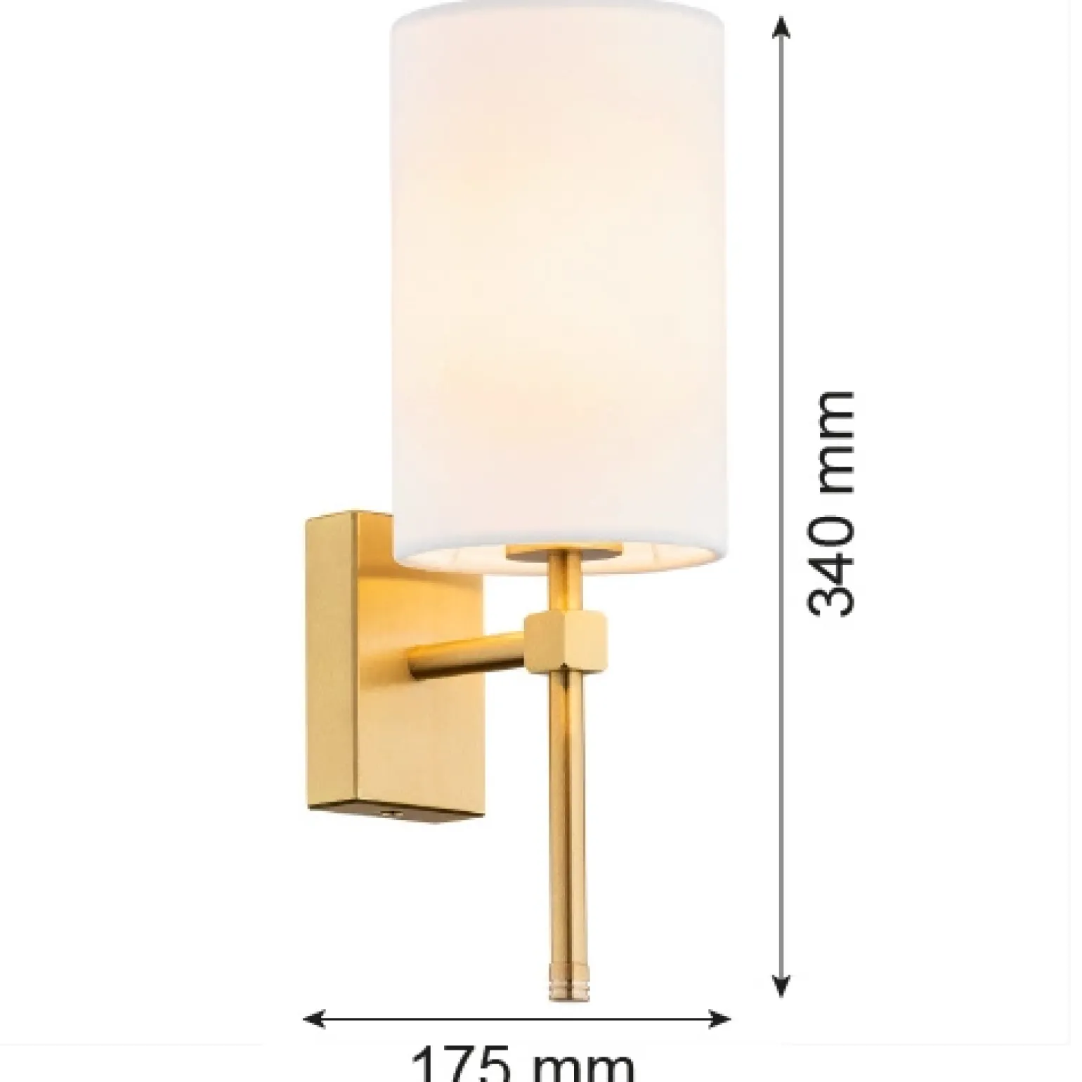 Kinkiet 1 pł. ABRUZZO (8034) - Argon