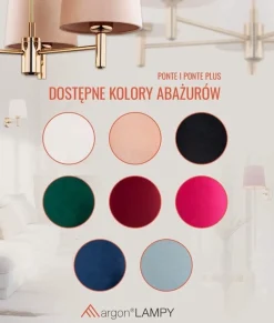 Kinkiet 1 pł. PONTE PLUS (8105) - Argon