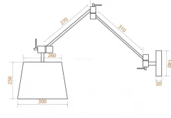 kinkiet 1 pł. ZAKYNTOS beżowy  1 x E27/60W ARGON 3546