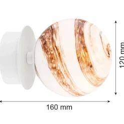 Kinkiet / plafon 1 pł. FABIO (8454) - Argon