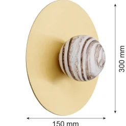 Kinkiet / plafon 1 pł. PIAVA (8449) - Argon