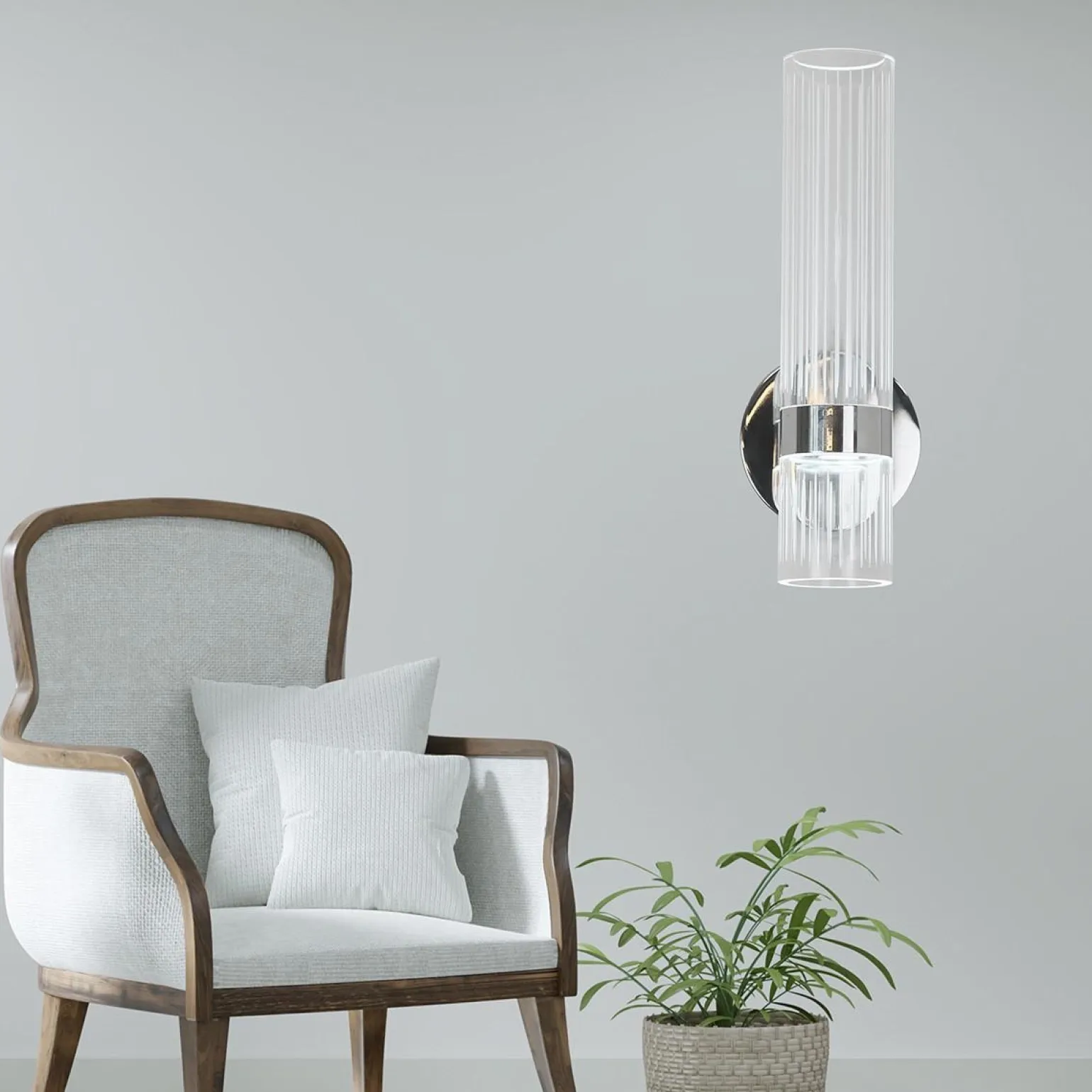 Kinkiet Ambiente chrom LED CCT (LP-1510/1W CH) - Light Prestige