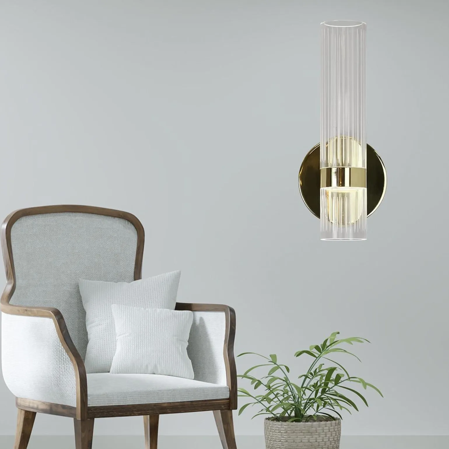 Kinkiet Ambiente złoty LED CCT (LP-1510/1W GD) - Light Prestige