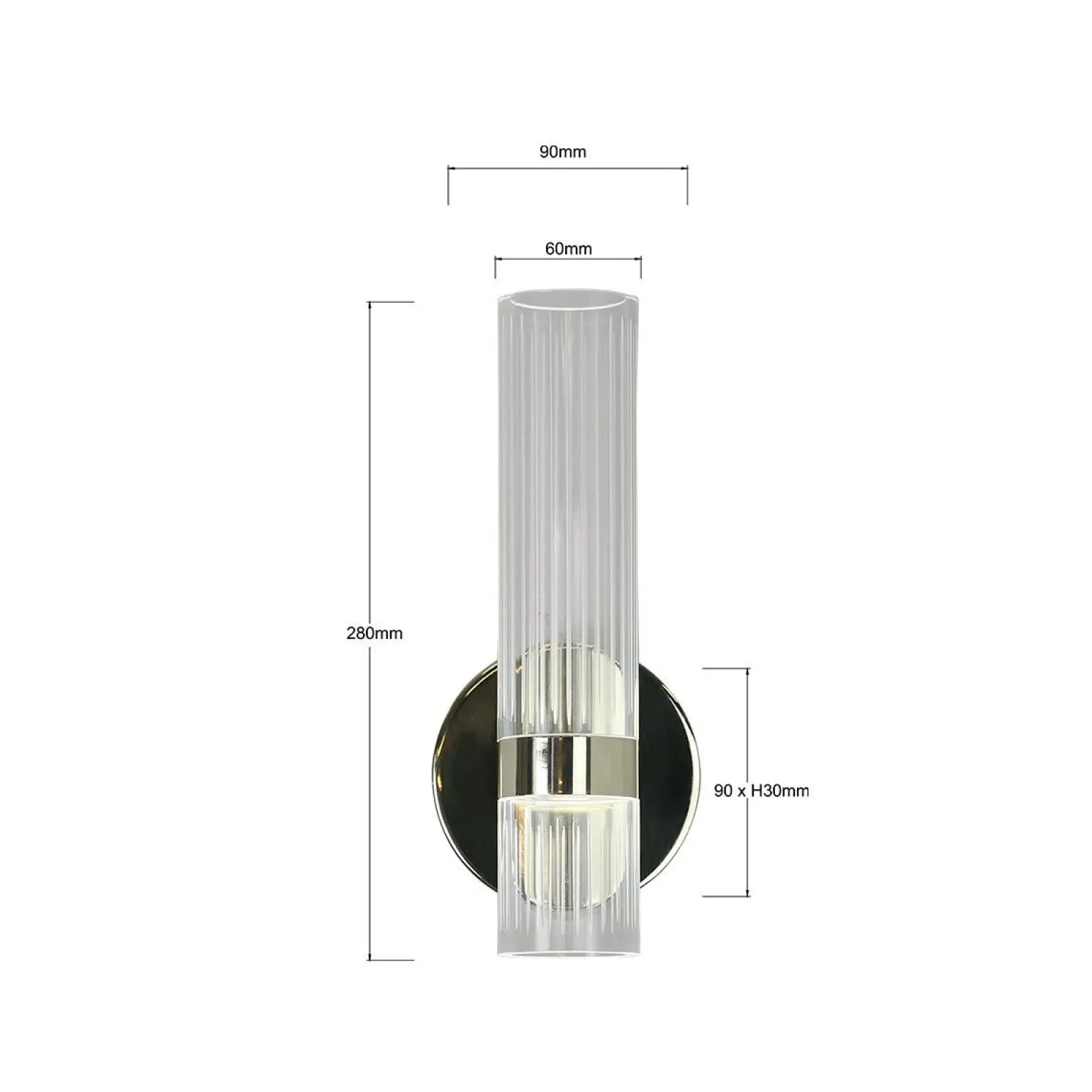 Kinkiet Ambiente złoty LED CCT (LP-1510/1W GD) - Light Prestige