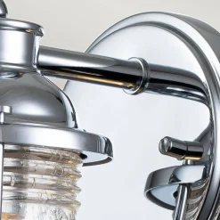 Kinkiet Ashlandbay - 1 źródło światła - Polerowany chrom (QN-ASHLANDBAY1-PC-BATH) - Quintiesse