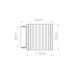 Kinkiet AURA brzoskwiniowy G9 (SL.1826) - Sollux Lighting