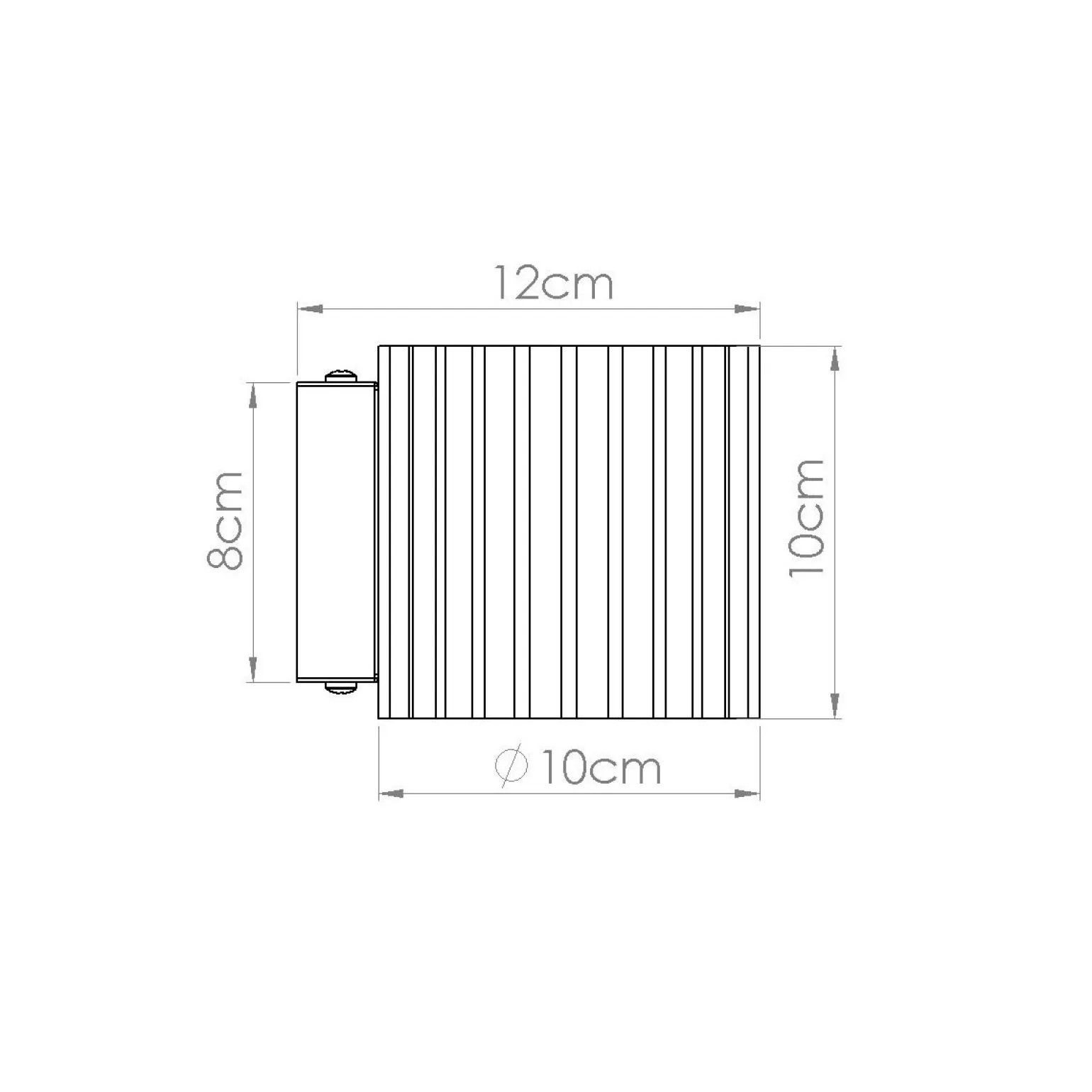 Kinkiet AURA mocca G9 (SL.1806) - Sollux Lighting