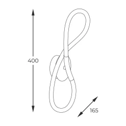 Kinkiet BALBO czarny (20006W-BK) - Zuma Line