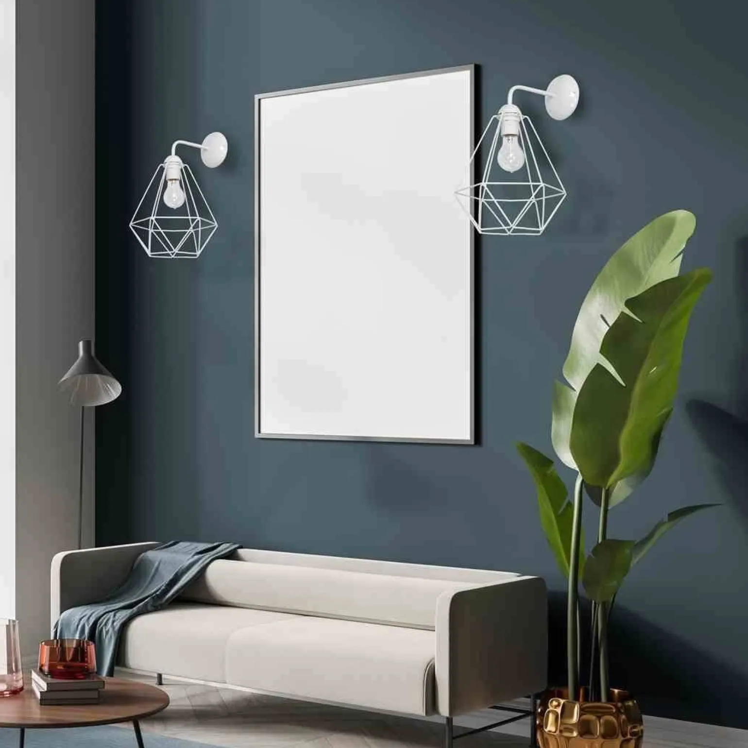 Kinkiet BASKET WHITE 1xE27 (MLP7211) - Milagro